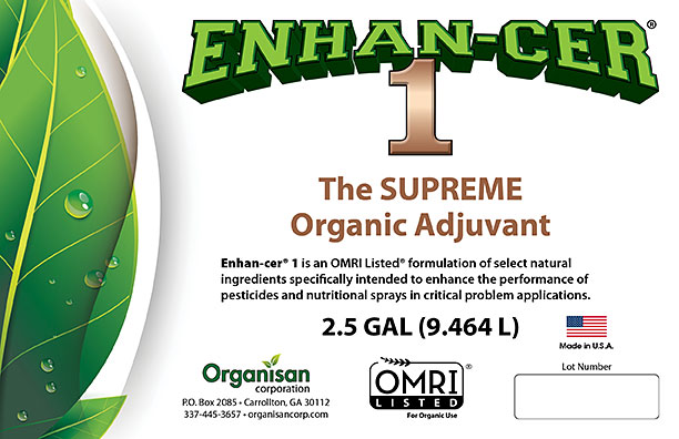 Organisan Enhancer 1 Label Front