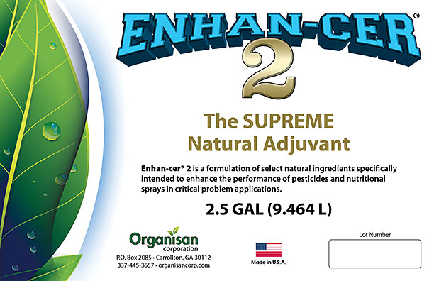 Organisan Enhancer 2 Label Front